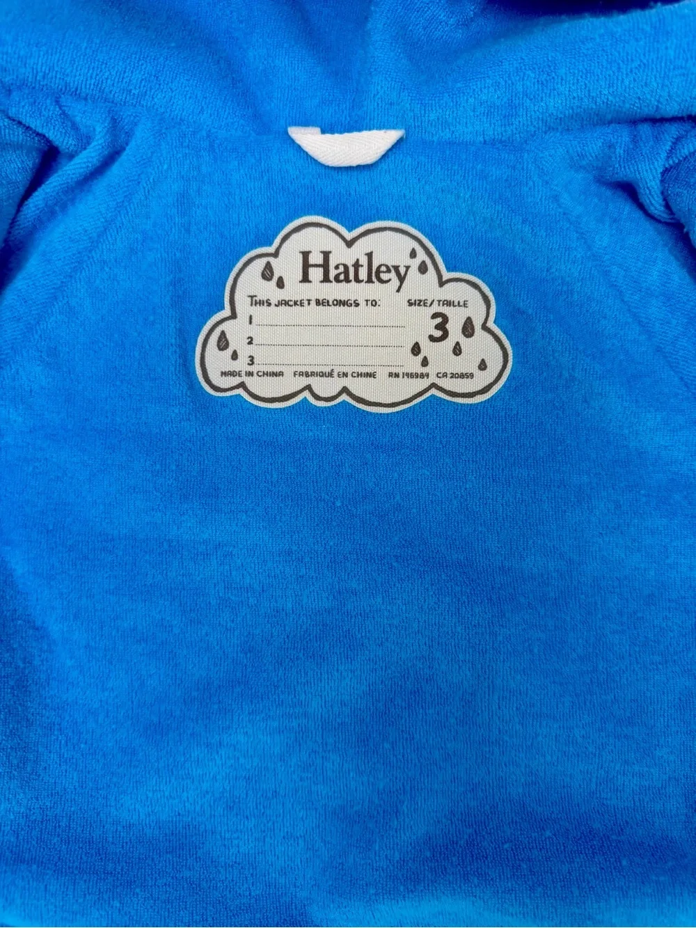 Hatley Girls Color Changing Unicorn Raincoat Pink Terry Lined Size 3